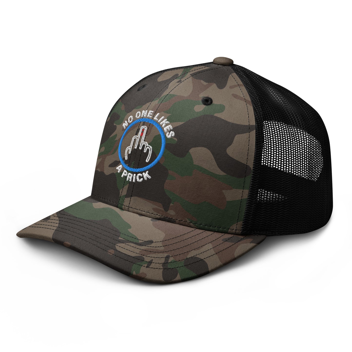 Camouflage trucker hat