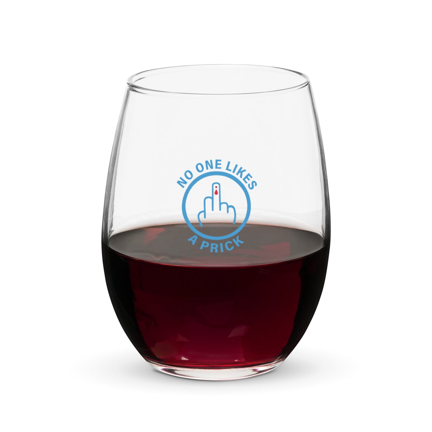 Stemless wine glass