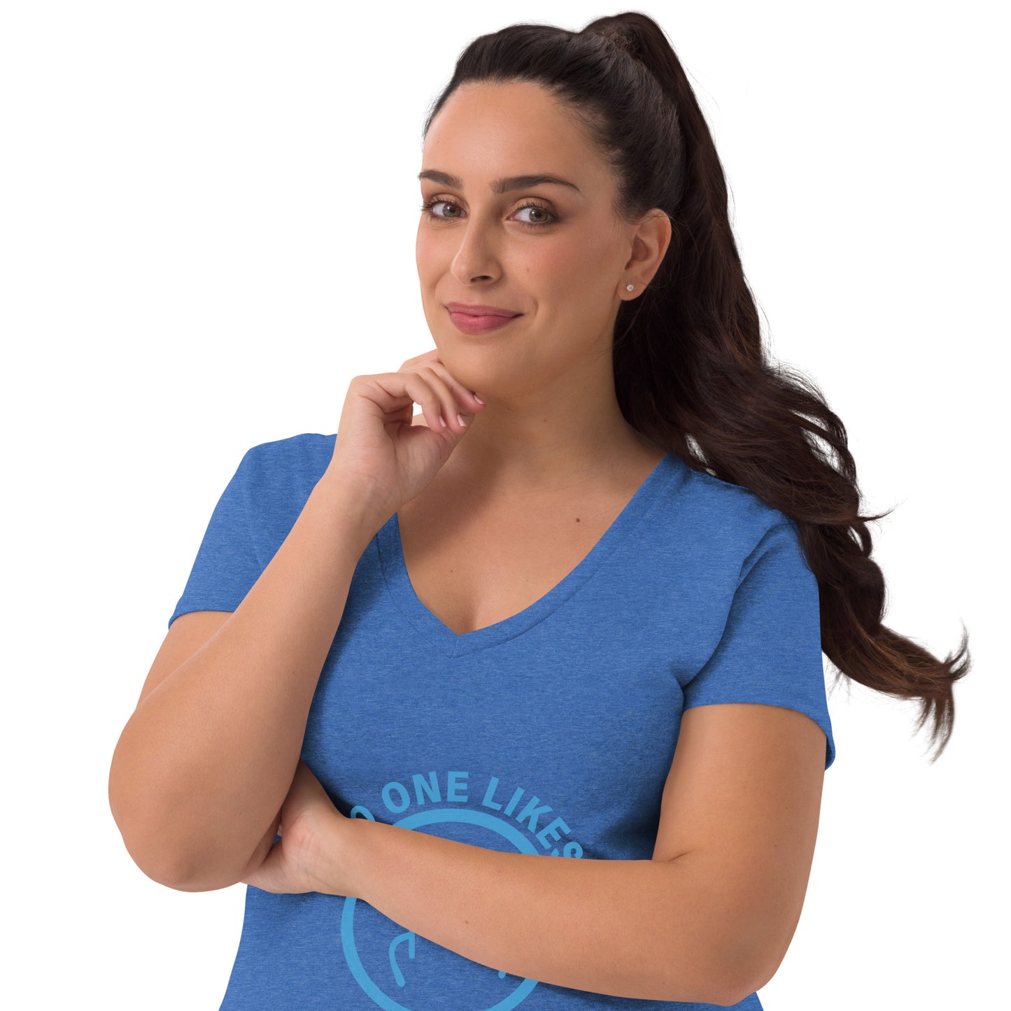Women’s recycled v-neck t-shirt