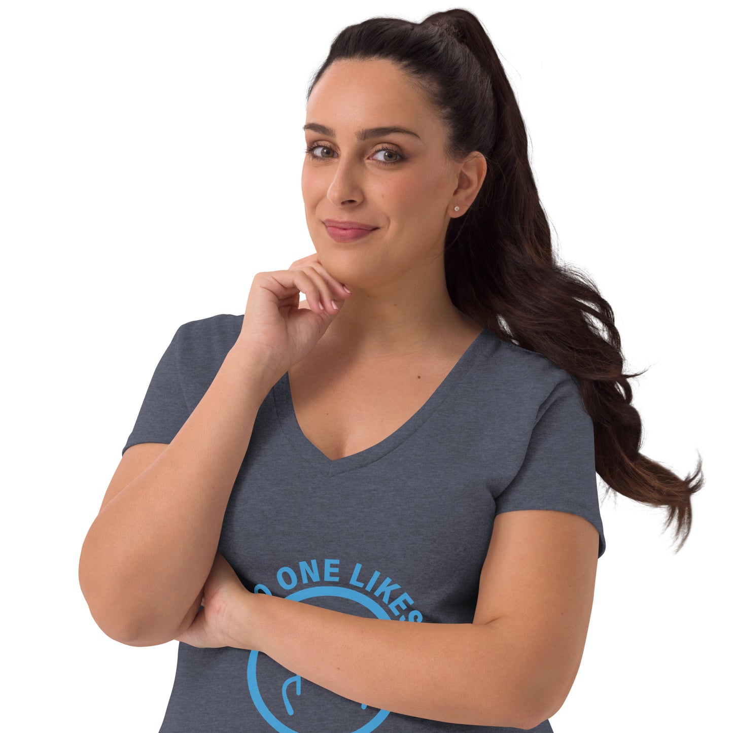 Women’s recycled v-neck t-shirt